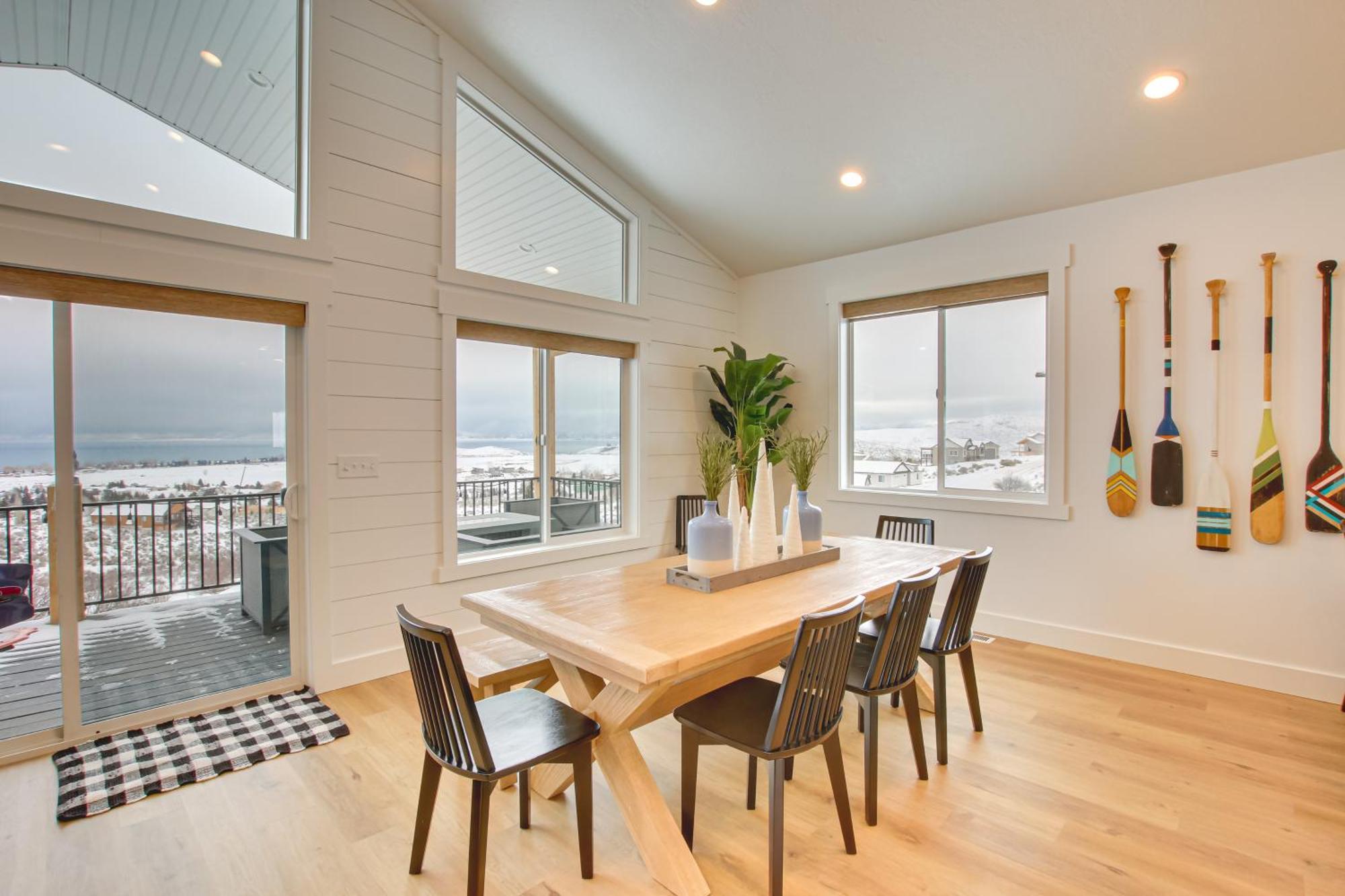 Modern Home And Deck, Lake View And Bunk Room! Garden City Eksteriør bilde